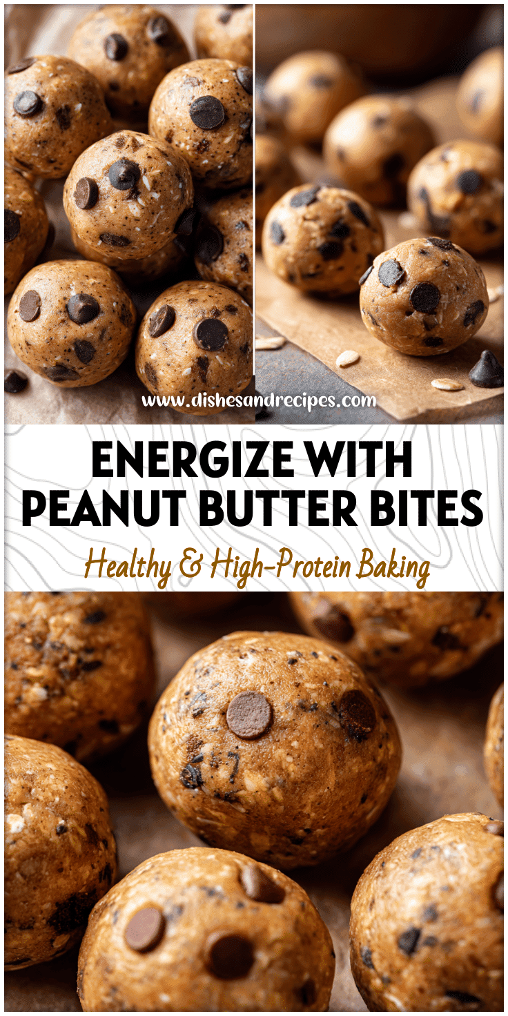 Peanut Butter Chocolate Chip Energy Bites – Easy No-Bake Snack Recipe